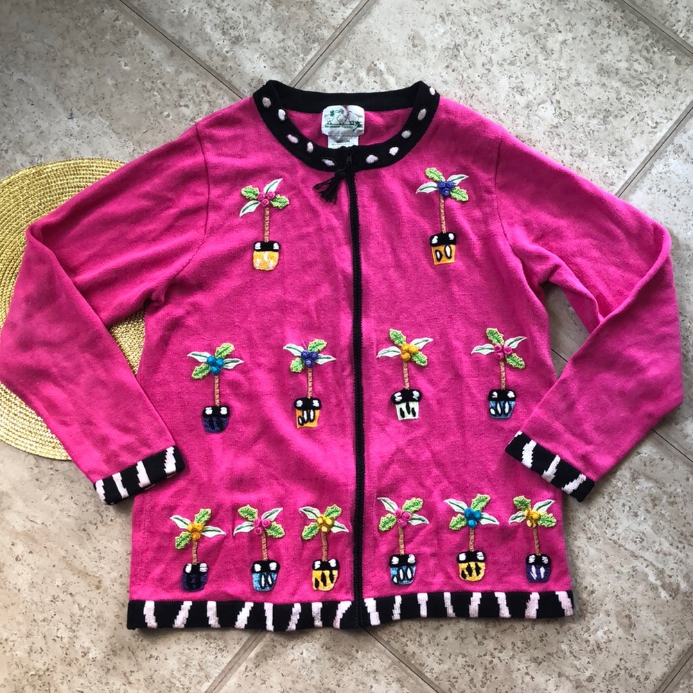 Funky Quacker Factory cardigan, size M